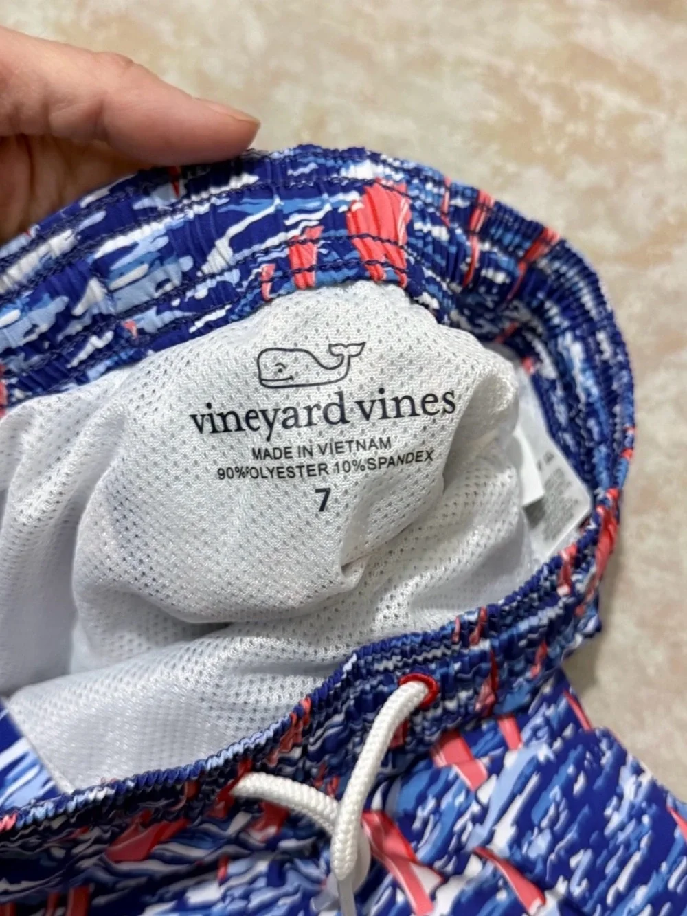 NWOT - size 7 Vineyard Vines Swim Trunks for Boys